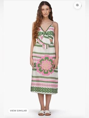 Freesia Y/D Stripe Coordinating Set | America & Beyond | NWT